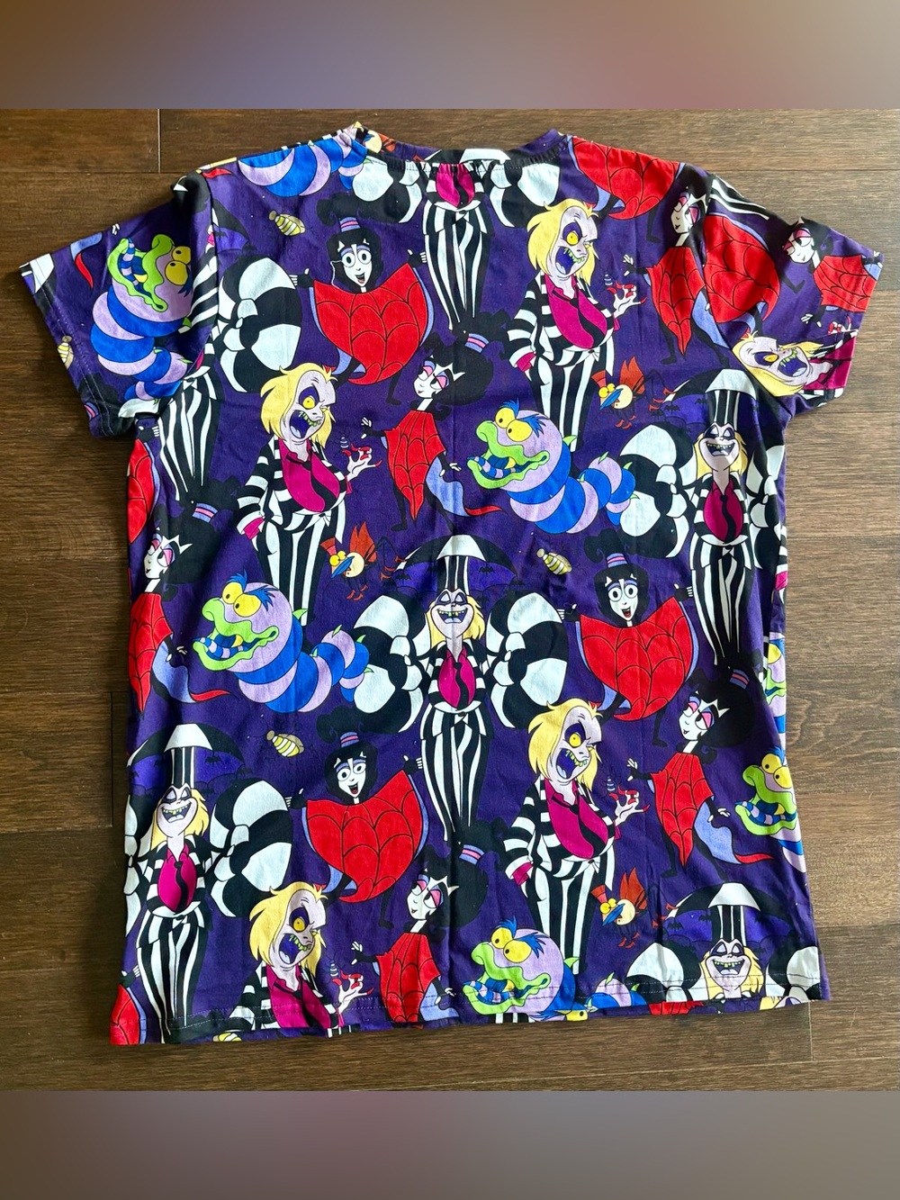 Beetlejuice Animated Series Cakeworthy Adult T-shirt Size Large Unisex Burton - Picture 4 of 4